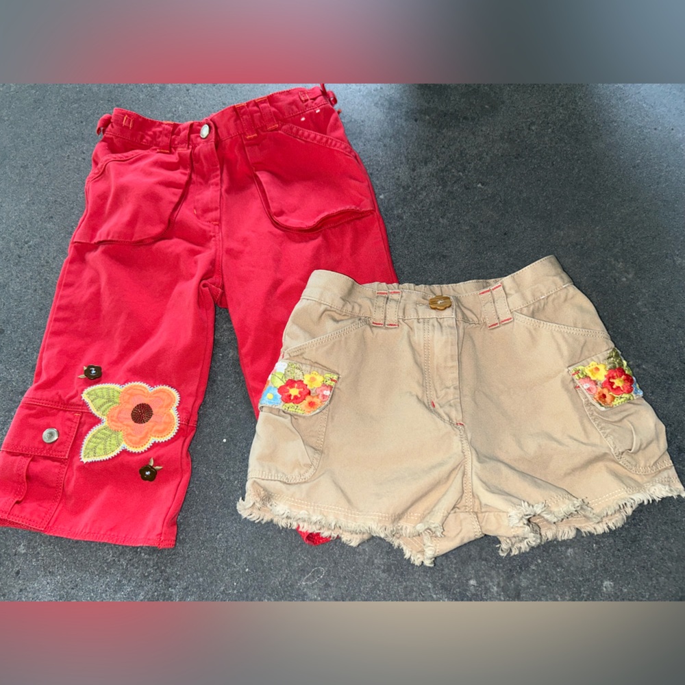 vintage Gymboree shorts and pants bundle girl's sz 2T EUC